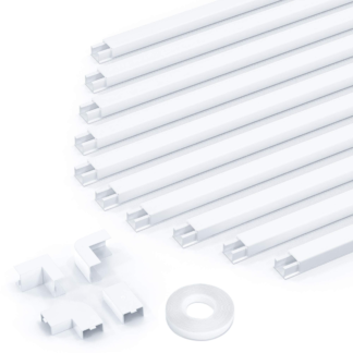 Cable Concealer on Wall for one Cord - 10X L40cm